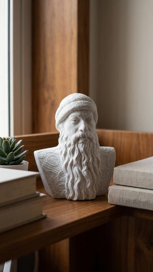 Osho Rajneesh 3D Printed Bust