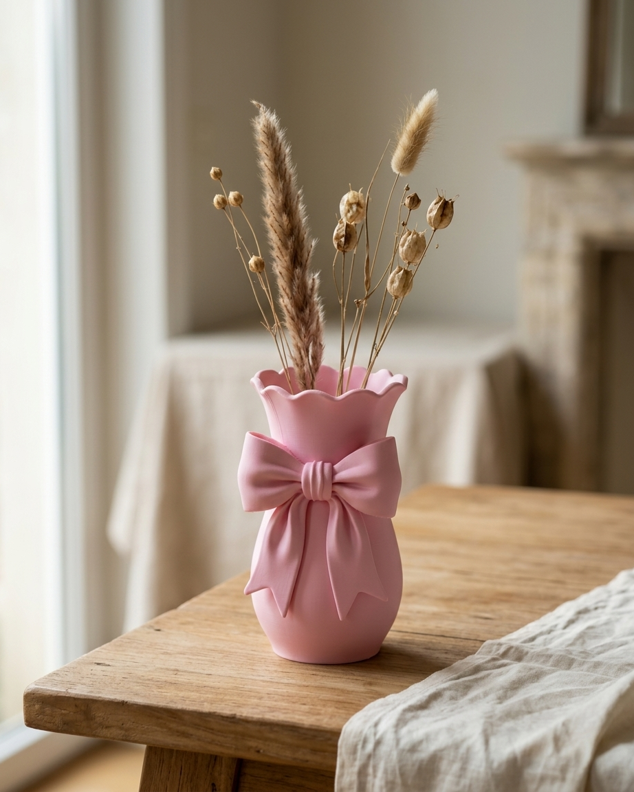 Luna Bow Floral Vase