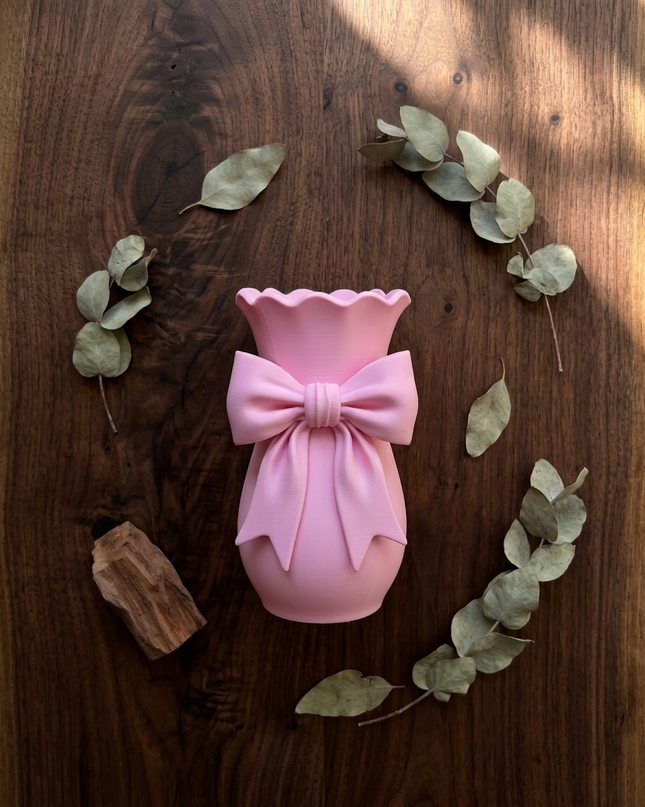 Luna Bow Floral Vase