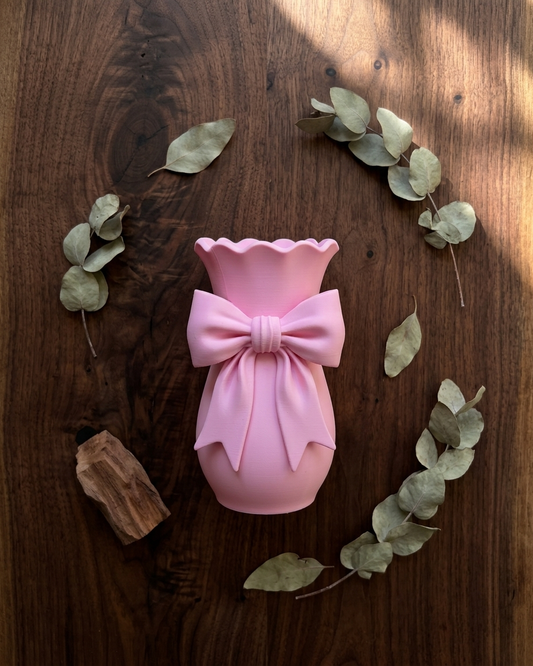 Luna Bow Floral Vase