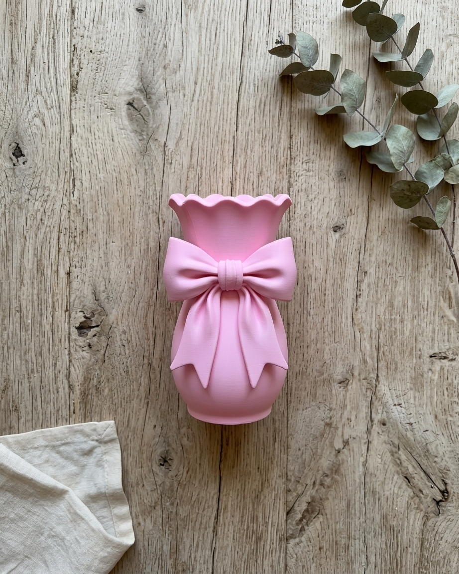 Luna Bow Floral Vase