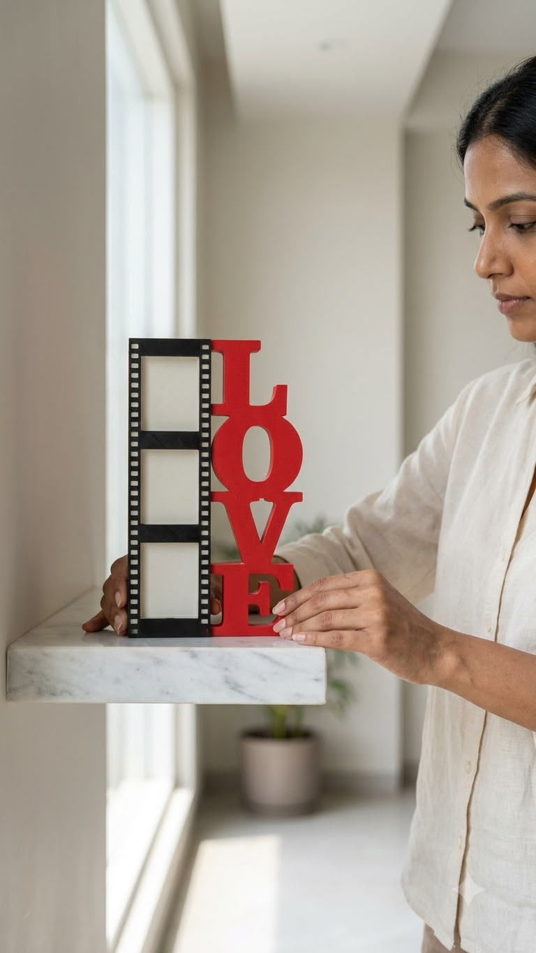 LOVE Photo Frame – 3 Picture 3d Printed