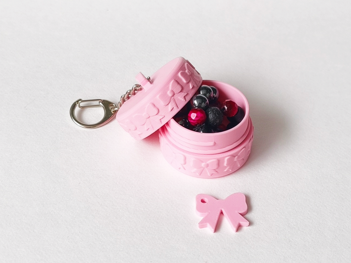 Bow Makeup & Beauty Organizer 3D Printed
