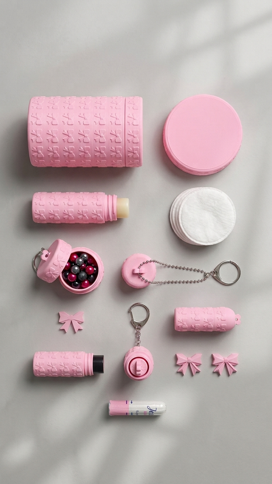 Bow Makeup & Beauty Organizer 3D Printed