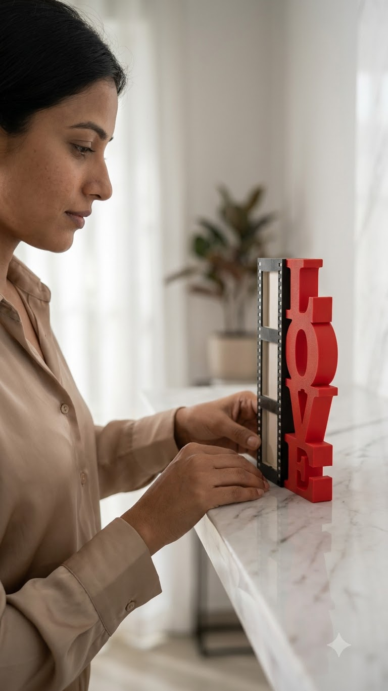 LOVE Photo Frame – 3 Picture 3d Printed