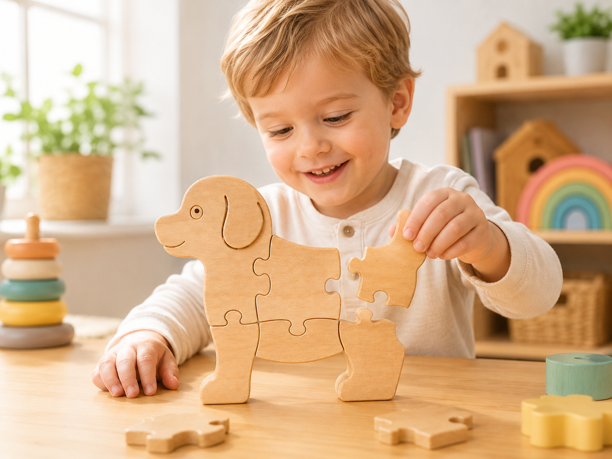 Animal Puzzle Set for Kids – Montessori Style Educational Toy | Set of 5 3D Printed