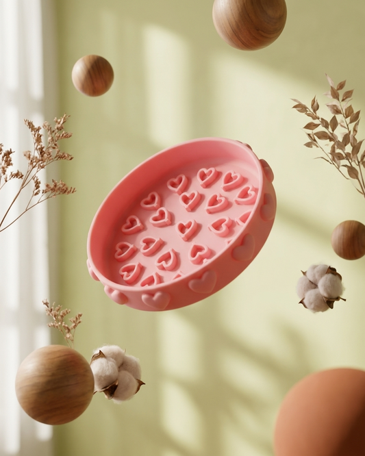 Heart-Shaped Makeup Brush Cleaner